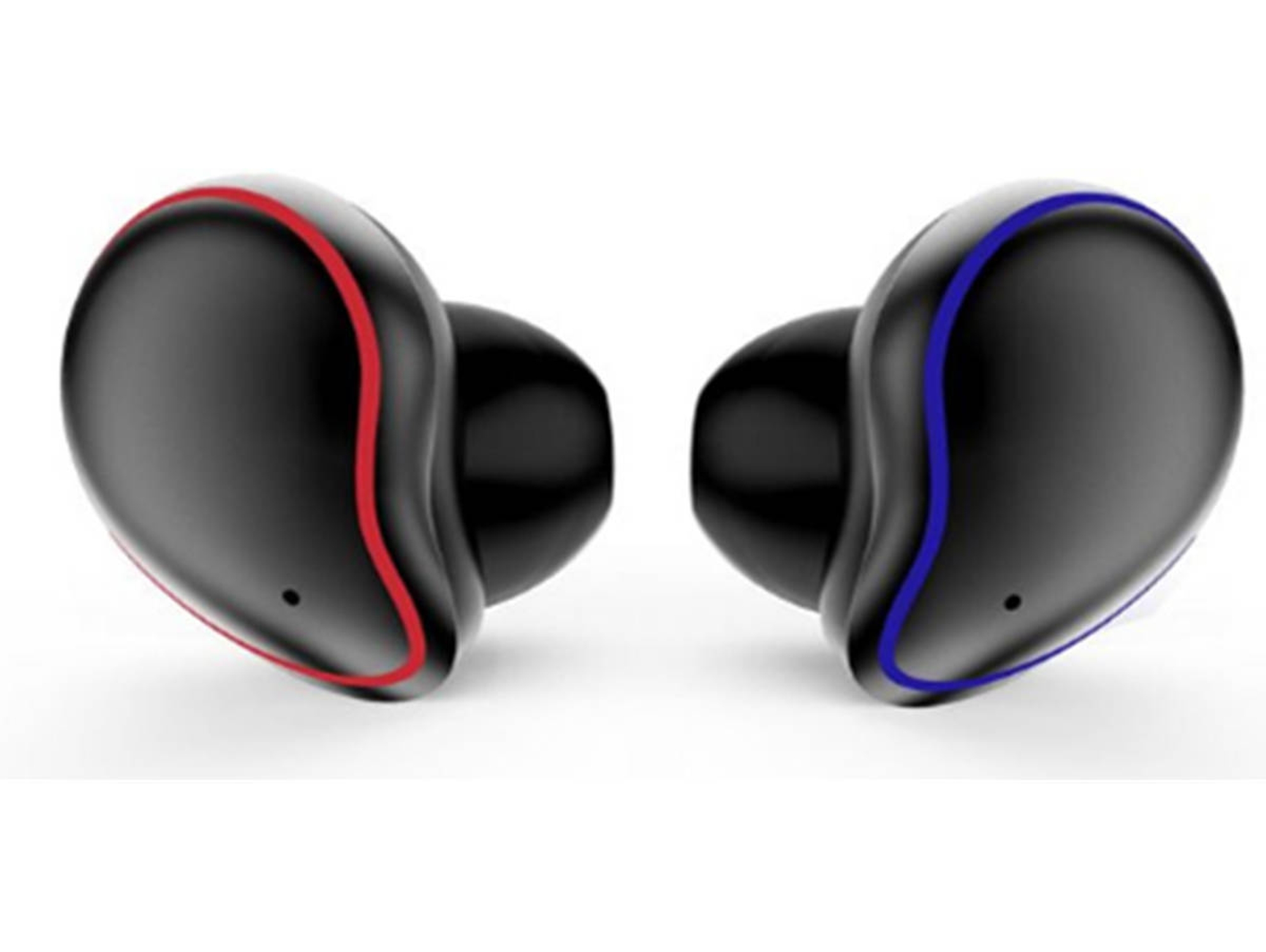 Auriculares Bluetooth True Wireless WJS CT0828 (In Ear - Micrófono - Negro)