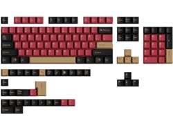 Teclas Pbt Cherry Profile Red Samurai Juego Grande De Teclas Español