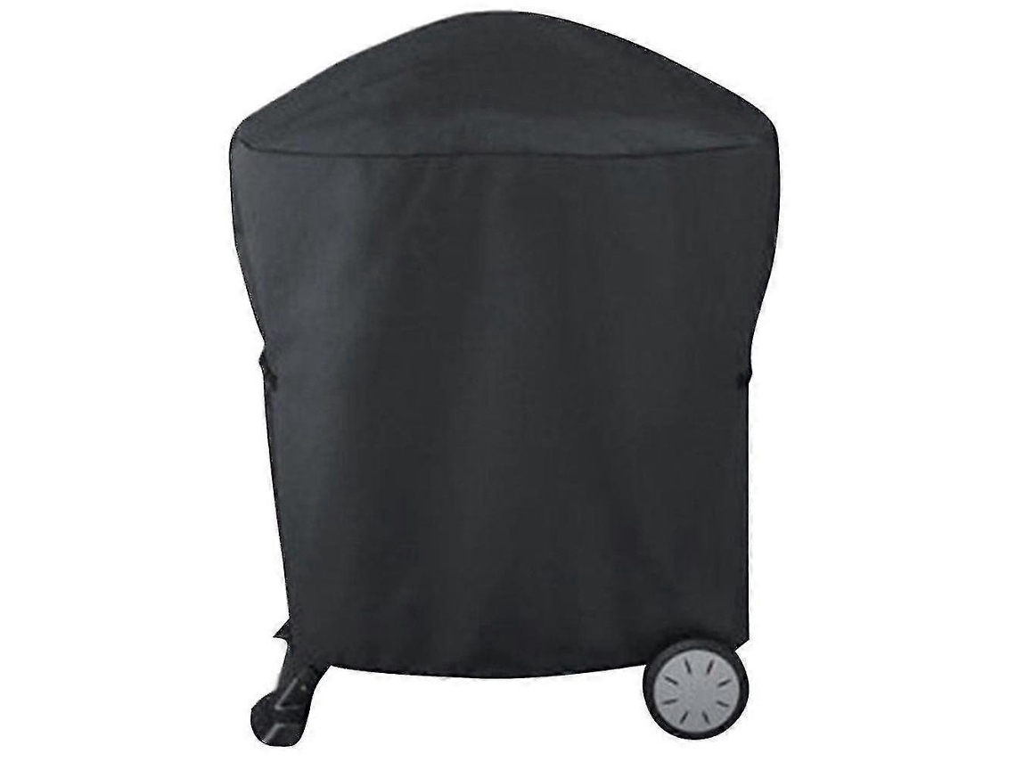 Cubierta Impermeable Para Barbacoa Weber Q1000 Q2000 Serie Carrito De Rodar Tela Oxford Negro