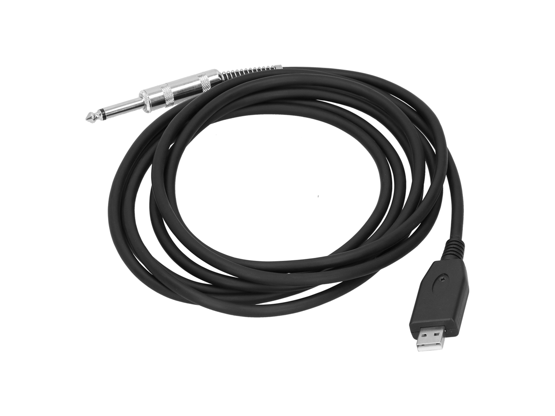 Cable Usb Para Guitarra Eléctrica, Adaptador De Audio De 6,35 Mm, Plug And Play, 2 M/6,6 Pies