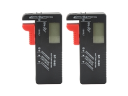2 Comprobadores Digitales De Baterías Bt-168d Para Baterías Aa, Aaa, 9v Y 1.5v.