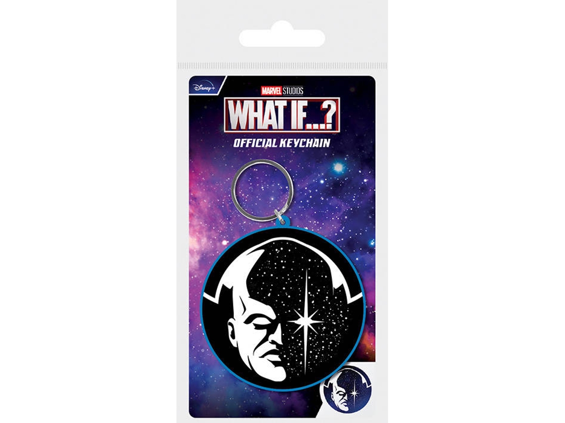 WHAT IF (THE WATCHER) RUBBER KEYCHAINS