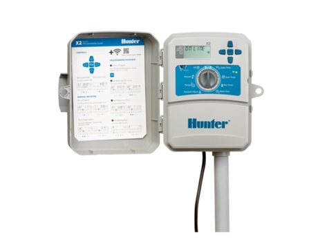 Programador Eléctrico Hunter X2 Wifi Exterior. de 4 a 14 Estaciones. 8 Zonas RIEGOPRO