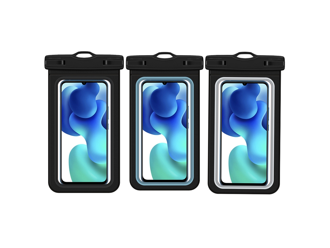 Bolsa impermeable universal para teléfono móvil con cordón para el cuello