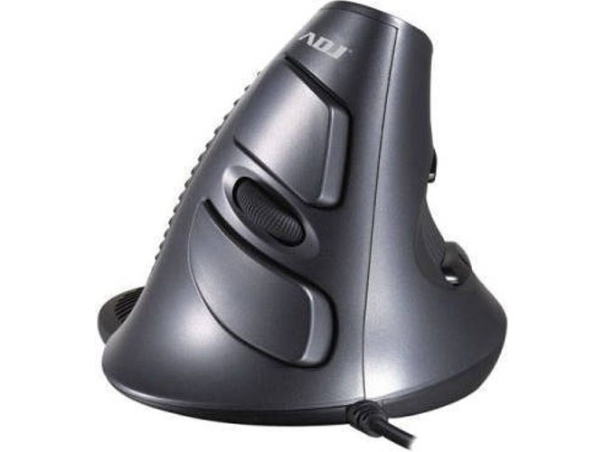 Ratón ADJ 510-00015 (Óptico - 1600 dpi - Negro)