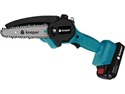 Sierra Eléctrica KEEPER Kp6 21V 6 Pulgadas 300W Motosierra Eléctrica Inalámbrica Recargable con Luz Led Trabajo Continuo Corte Madera Ø 80 Pod