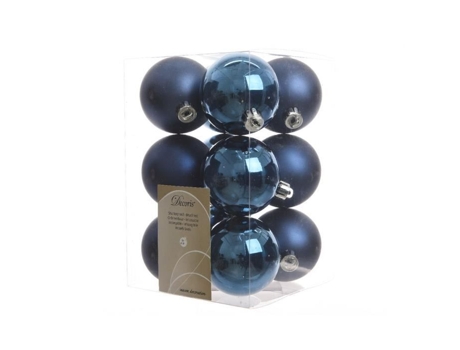 Bola de Navidad Meia Noite Decorações Negro (L 6 cm)