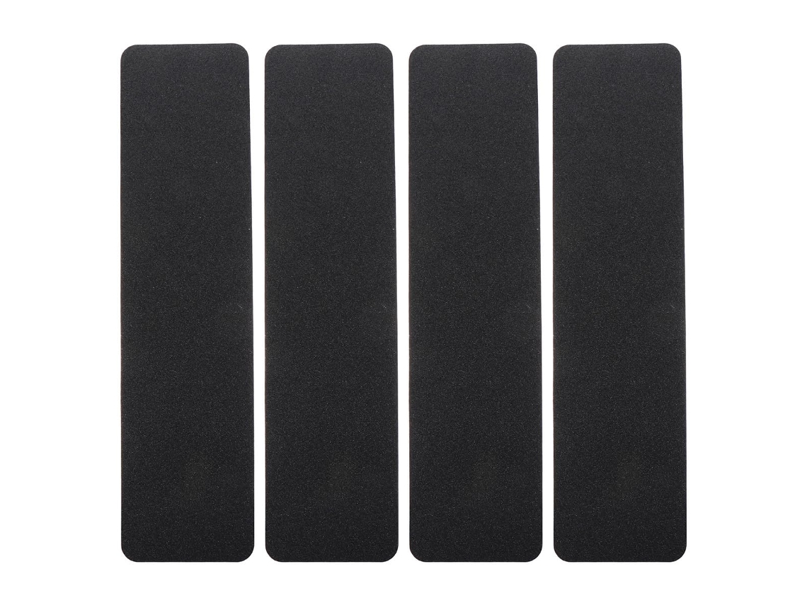 Cintas Antideslizantes De 15 X 76 Cm Para Escaleras Exteriores, Paquete De Tiras De Pvc Negras