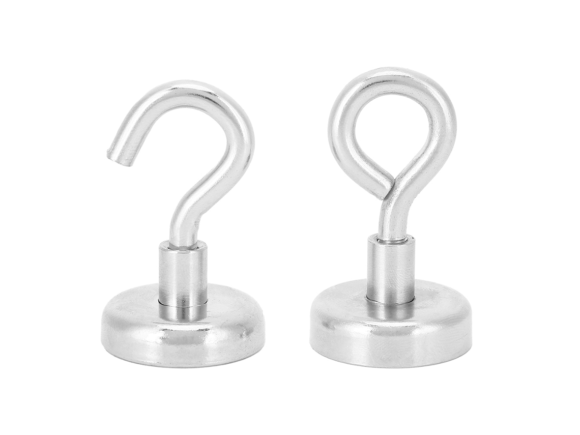 2pcs Gancho De Suspensão Iman De Pesca Acessório De Hardware Revestimento 3 Camadas N35 Para Cozinha Escritório