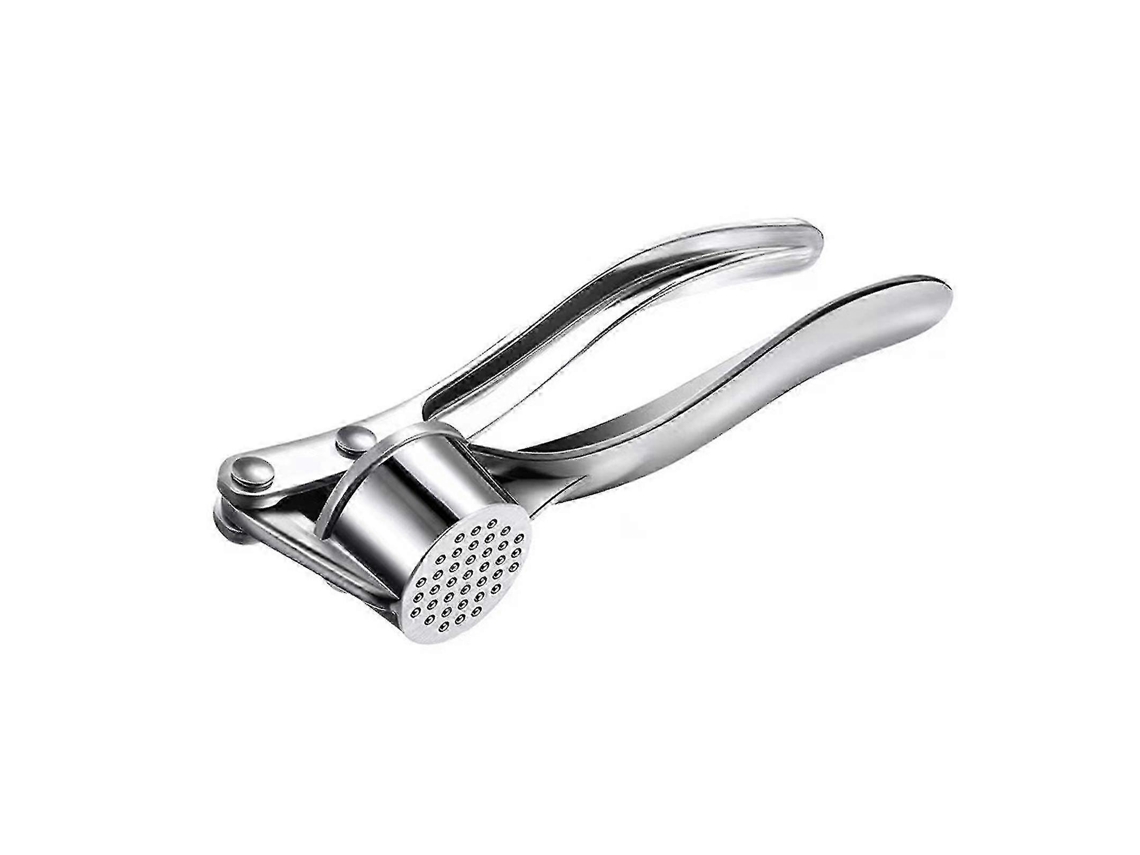 Prensa de ajos manual de acero inoxidable, ideal para la cocina. Rosewell