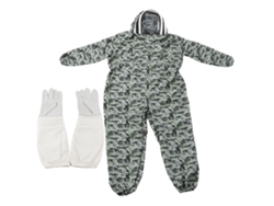 Traje De Abejas Con Cremalleras Dobles Y Guantes Para Apicultores Talla Xxl Ropa Protectora Apícola