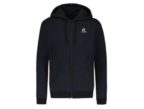 Camiseta de Hombre LE COQ SPORTIF Cremallera Capucha Essentiels Negro (S)