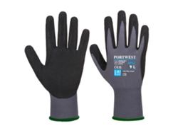 Guante Dermiflex Aqua con protección y comodidad superiores / Gris Negro / M Portwest