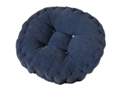 2026altiro-cojín Redondo Y Cómodo Para Silla, 40x40 Cm, Azul Oscuro, Ideal Para El Hogar, La Cocina, El Jardín Y La Oficina.