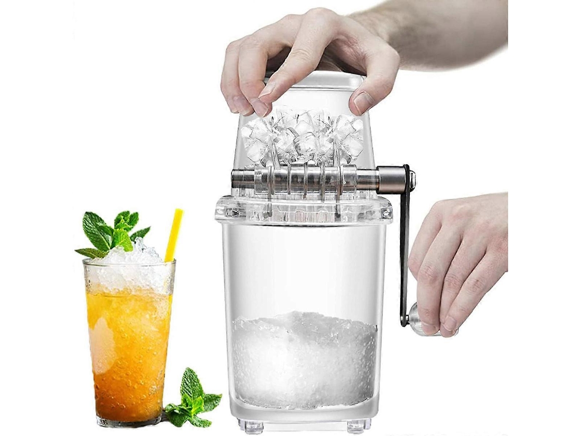 Trituradora de hielo manual, pequeña trituradora de hielo rotatoria, máquina de afeitar de hielo manual Rosewell