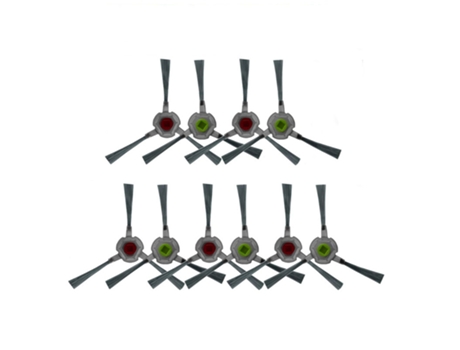 Juego de cepillos laterales para Robot aspirador Ecovacs Deebot U2 Dgn22, repuestos, equipo altamente coincidente