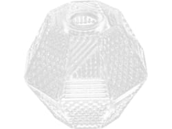 Lámpara De Techo De Cristal Transparente Para Dormitorio O Baño.