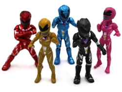 Set de Figuras Power Rangers (5 unidades - 8 cm)