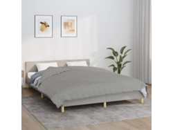 Manta Con Peso Tela Gris 220x230 Cm 15 Kg