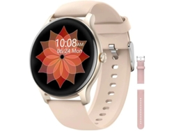 Reloj inteligente para mujer 2022 HD táctil, resistente al agua IP68, monitor de sueño, frecuencia cardíaca Bestvite (beige)