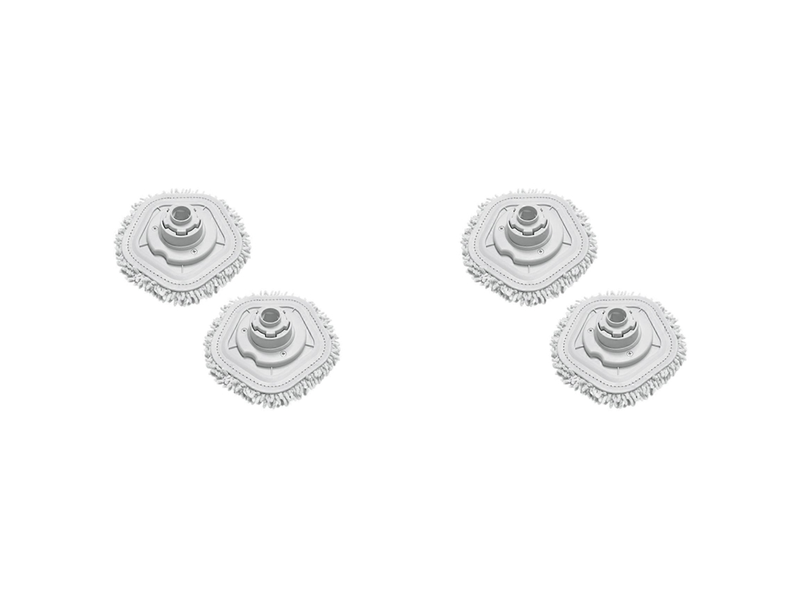 4pcs Mop Cloth For Xiaomi Dreame Bot W10 W10 Pro Self-cleaning Robot Vacuum And Mop Vacuum Cleaner Parts