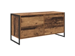 Mueble de TV con cajón, madera antigua, 100x36x49,5 cm, MAISON EXCLUSIVE