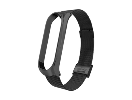 Correa de acero inoxidable para Xiaomi Mi Band 5/5 NFC - negro