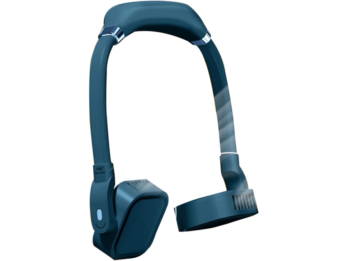 Ventilador Portátil Para El Cuello Ventilador Deportivo Manos Libres Sin Aspas Recargable Por Usb Con