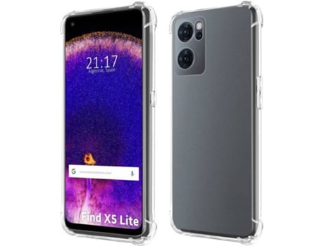 Carcasa para Oppo Find X5 Lite 5G TUMUNDOSMARTPHONE Antigolpes Transparente