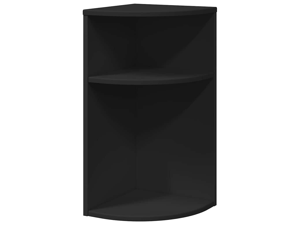 Mesa auxiliar | Mesa de centro | Mesa de comedor negra, 29,6 x 29,6 x 60 cm, madera tratada.