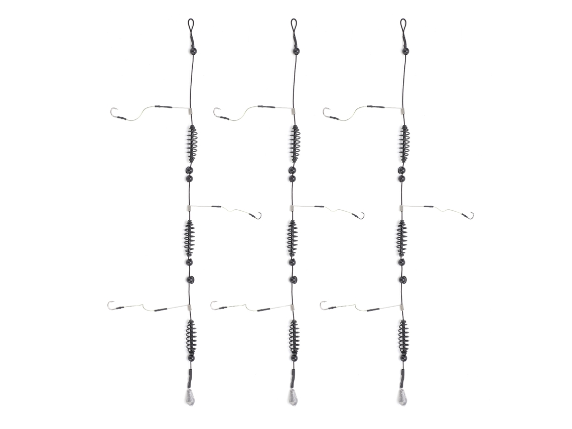 Kit De Cesta Para Cebo Artificial Con Anzuelo Y Atrayente, 15 G, Acero De Alto Carbono, Portátil.