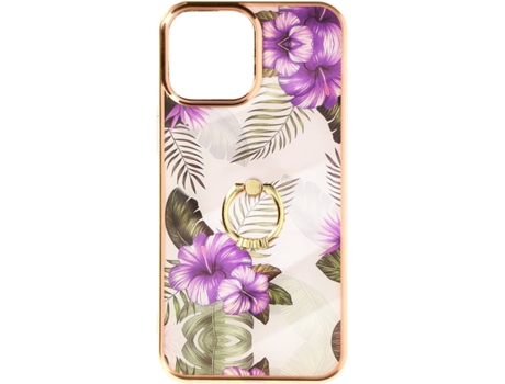 Carcasa iPhone 13 Mini AVIZAR Anillo Sujeción Morado