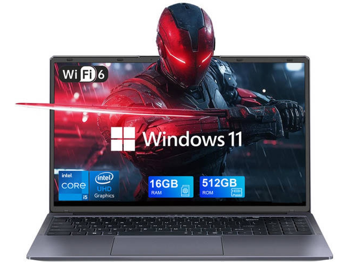 Portátil VANWIN (15,6 - Intel Core i5 i5-8210Y - RAM16 GB - 512 GB SSD-Intel UHD Graphics 617)