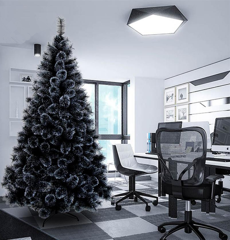 Árbol De Navidad Pino Hoja De Aguja (210 Cm - Negro)