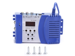 Modulador Conversor Hdmi/av Para Rf Com Subportadora De Áudio Tv Catv Liga De Alumínio 100-240v