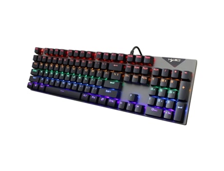 Teclado Gaming TRUMSEN L300 RGB (Mecânico - Português - Negro )