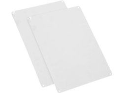 Juego De 2 Paneles De Aluminio Lisos De 355x255 Mm, Impermeables.