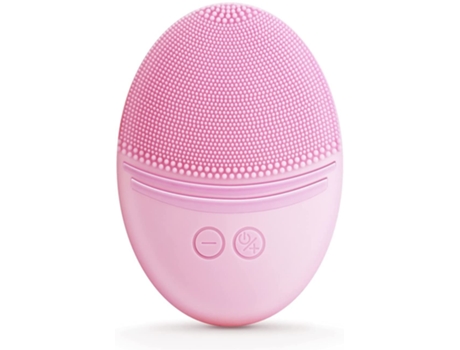 Escova de limpeza facial sônica à prova d'água Escova facial de vibração sônica para limpeza profunda (rosa)