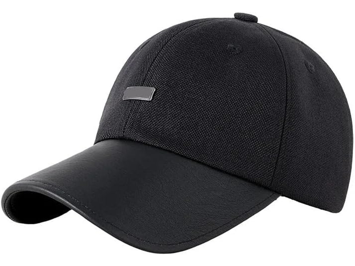 Gorra De Béisbol Para Hombre De Lino Sintético Y Cuero Pu, Sombrero Informal Para El Sol Para Papá, 55-60 Cm