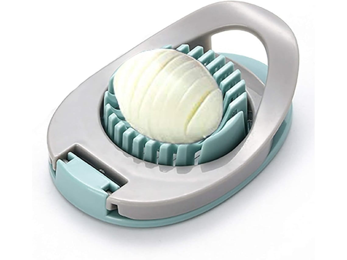 Cortador de huevos de alambre de acero inoxidable verde Yunzii para huevos cocidos