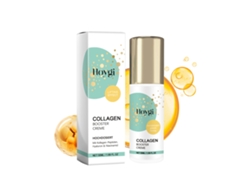 Crema facial antiarrugas con colágeno.