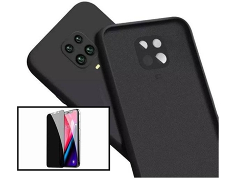 Kit Protector de Cristal 5D Anti-Spy eFunda Silicona Liquida Xiaomi Redmi Note 10 Lite PHONECARE Negro