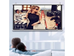 Pantalla De Proyector Portátil Para Exteriores De 60 Pulgadas, Pantalla De Proyector De Vídeo Hd Manual Para