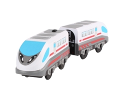 Brinquedo De Trem Elétrico Com Trilhos Magnéticos Hape Clássico Para Crianças