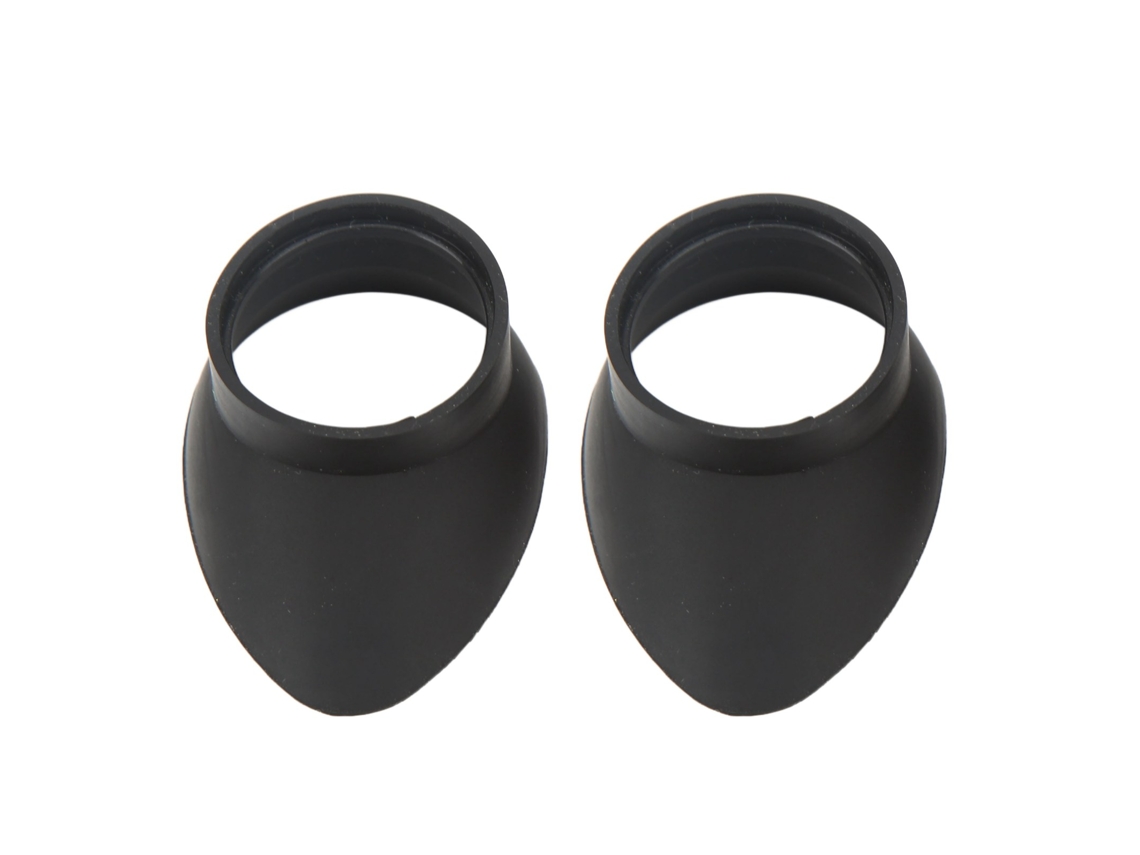2 Piezas Copas Oculares De Goma 27mm Diámetro Interior Plegables Para Microscopio Telescopio Instrumento Ocular