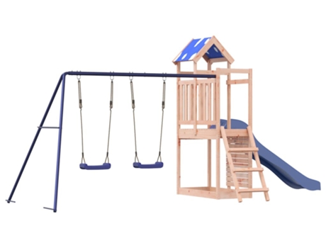 Parque Infantil De Exterior VIDAXL Marrón Madera