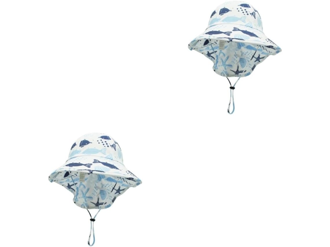 Juego de 2 sombreros de sol portátiles para niños