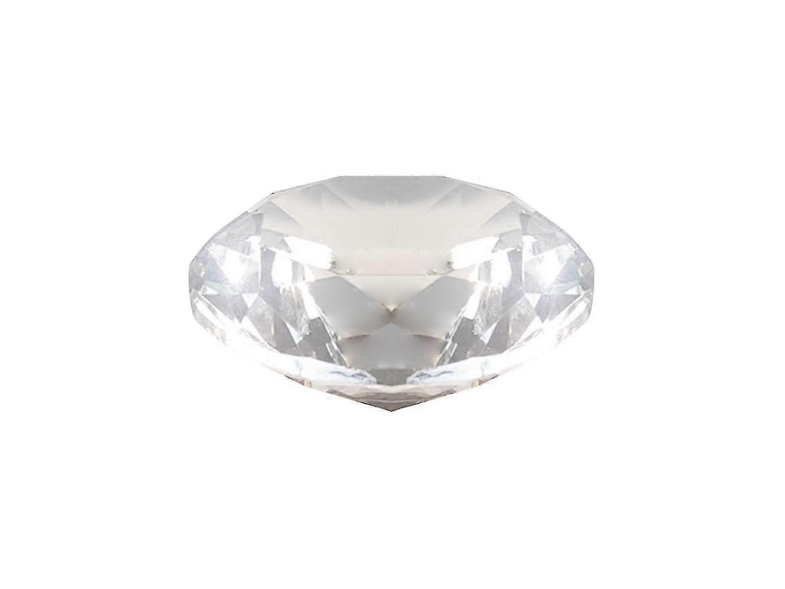 Pisapapeles de cristal K9 con diamantes 2025 80 mm, creador de arcoíris, diamantes de prisma de vidrio, decoración de mesa para bodas