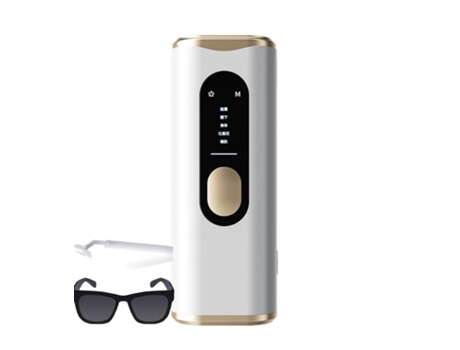 Depiladora de luz pulsada EZII BD-01 IPL ICE cara y cuerpo blanco