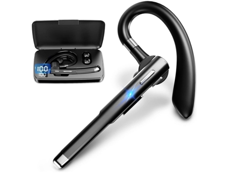 Audífonos Bluetooth Inalámbricos 5.2, Con Estuche de Carga, CHRONUS YYK520 (Negro)